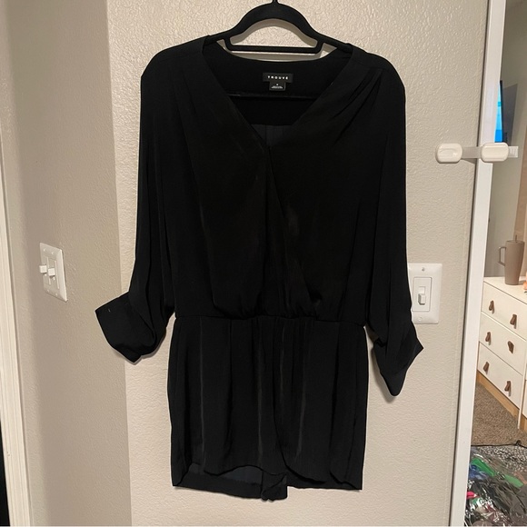 Trouvé Black Blouse Romper - Picture 1 of 3